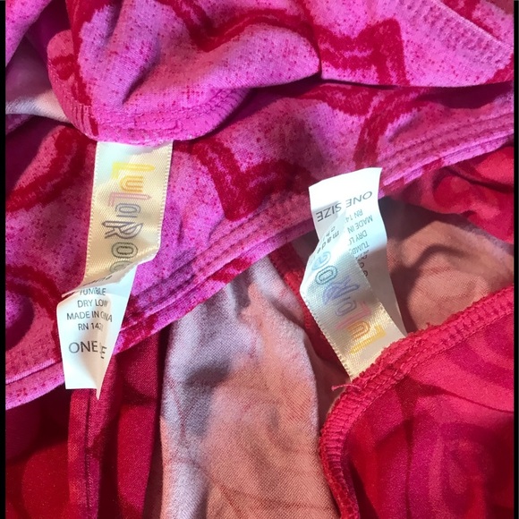 Lularoe LLR Valentine legging pack of 2 OS - Picture 4 of 6